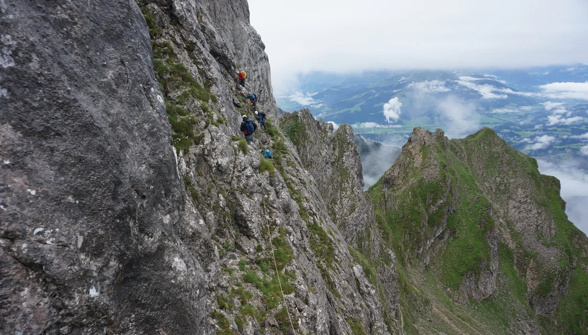 Zustieg zum Einstieg Ostgrat Kopftörlgrat | © DAV Sektion Hameln / Andreas Uhe
