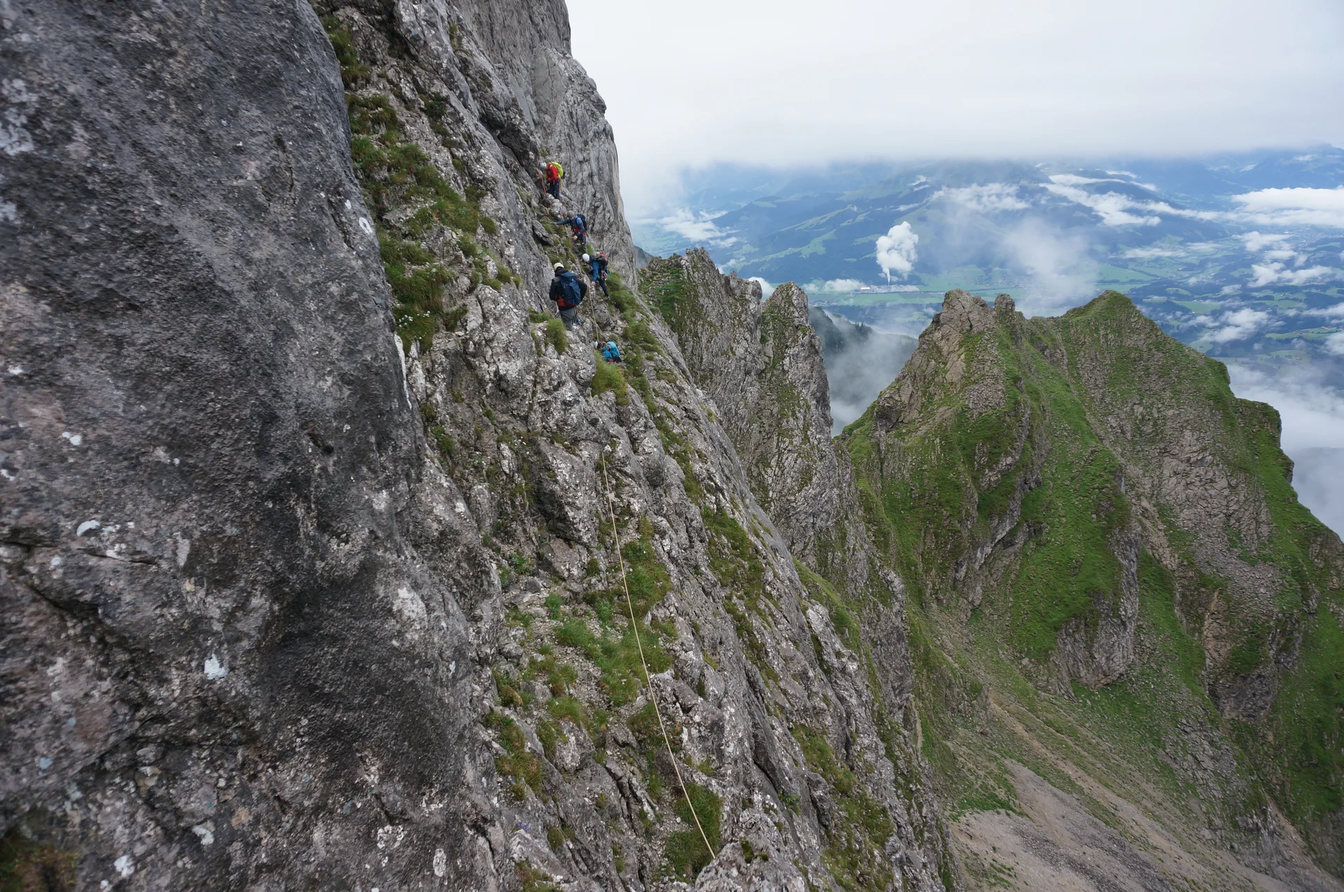 Zustieg zum Einstieg Ostgrat Kopftörlgrat | © DAV Sektion Hameln / Andreas Uhe