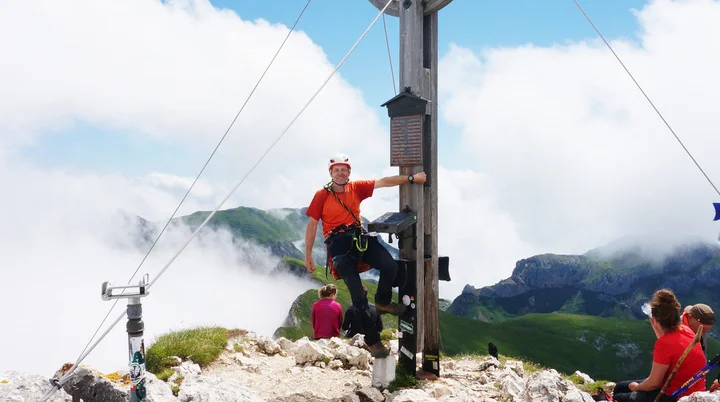 August auf dem Hochiss | © DAV Sektion Hameln / August Becker
