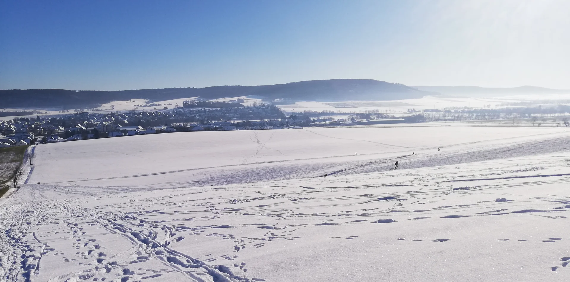 Blick nach Groß Berkel | © DAV Sektion Hameln / Linda Brockob