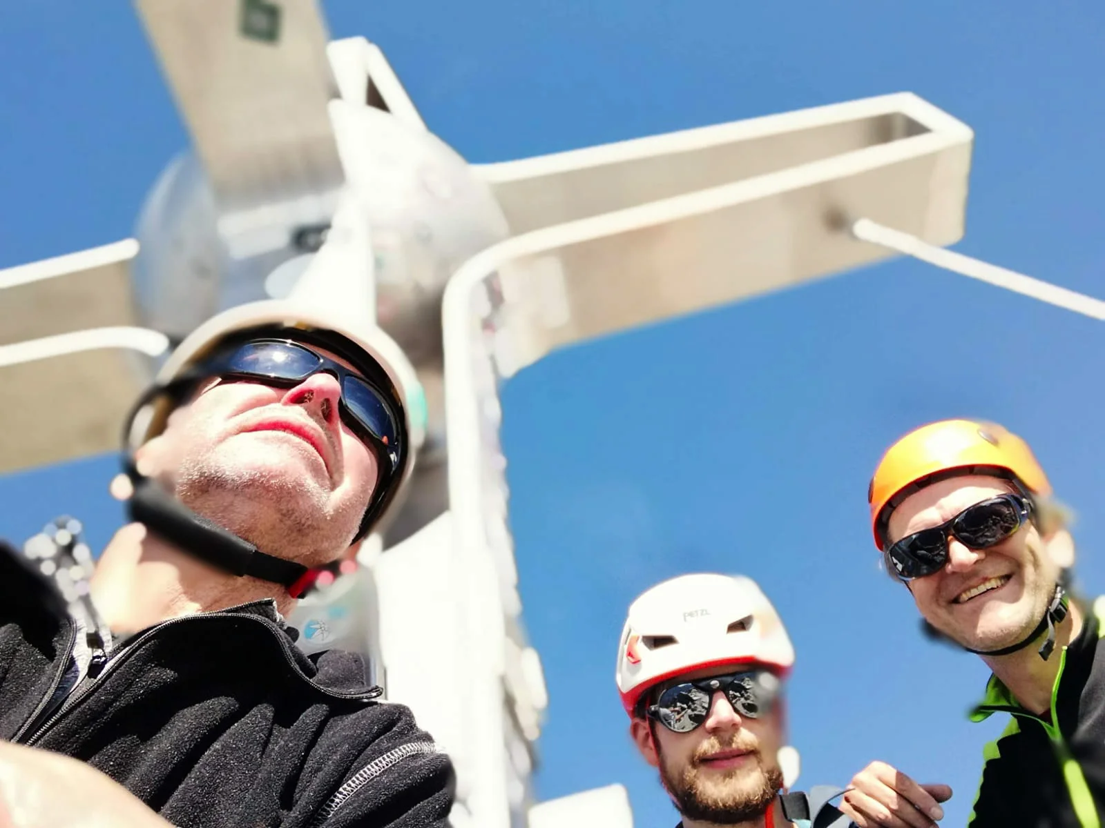 Auf dem Zuckerhütl von rechts: Reinhard, André, Gerd | © DAV Sektion Hameln