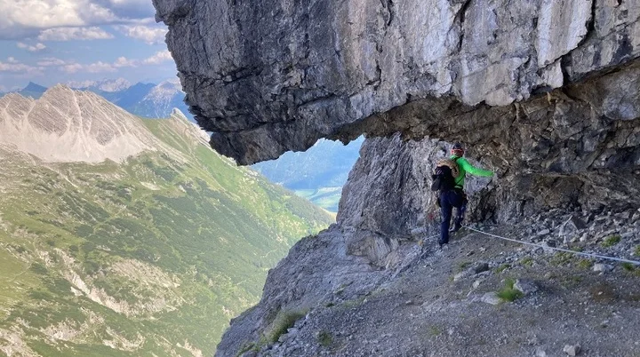 Quergang auf dem Normalweg | © DAV Sektion Hameln