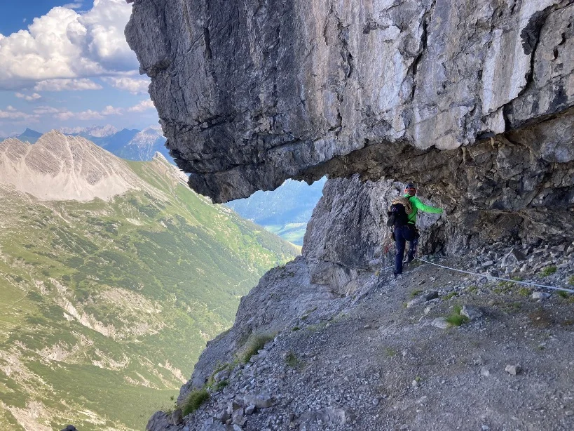 Quergang auf dem Normalweg | © DAV Sektion Hameln