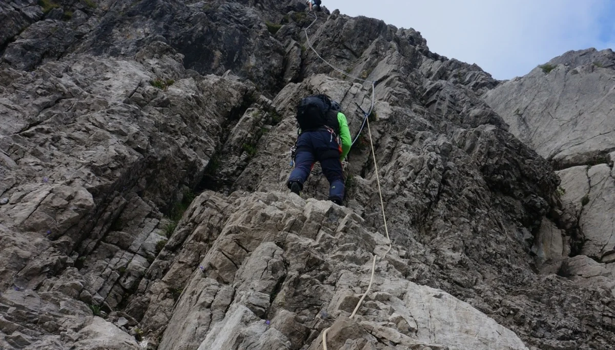 Einstieg Bluatschink | © DAV Sektion Hameln