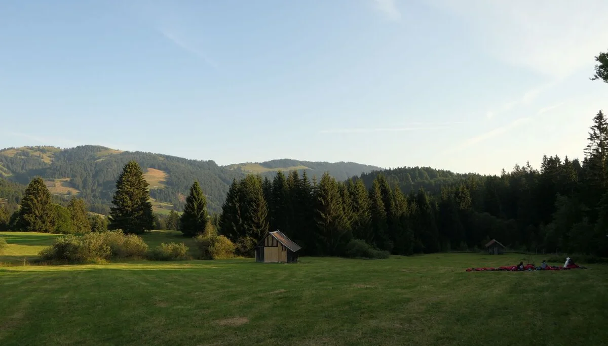 Noch einmal der Schlafplatz in der Totalen | © DAV Sektion Hameln