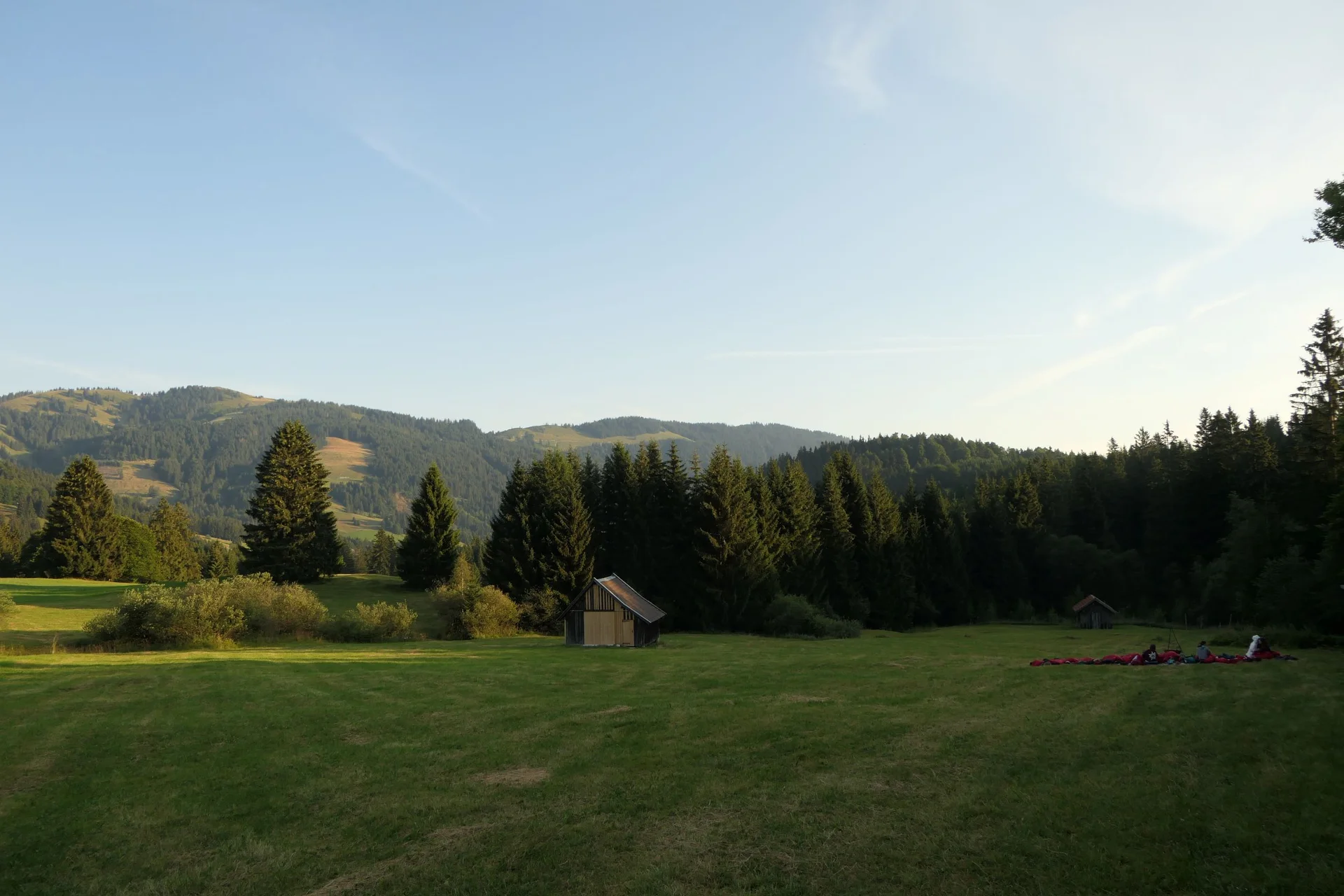 Noch einmal der Schlafplatz in der Totalen | © DAV Sektion Hameln