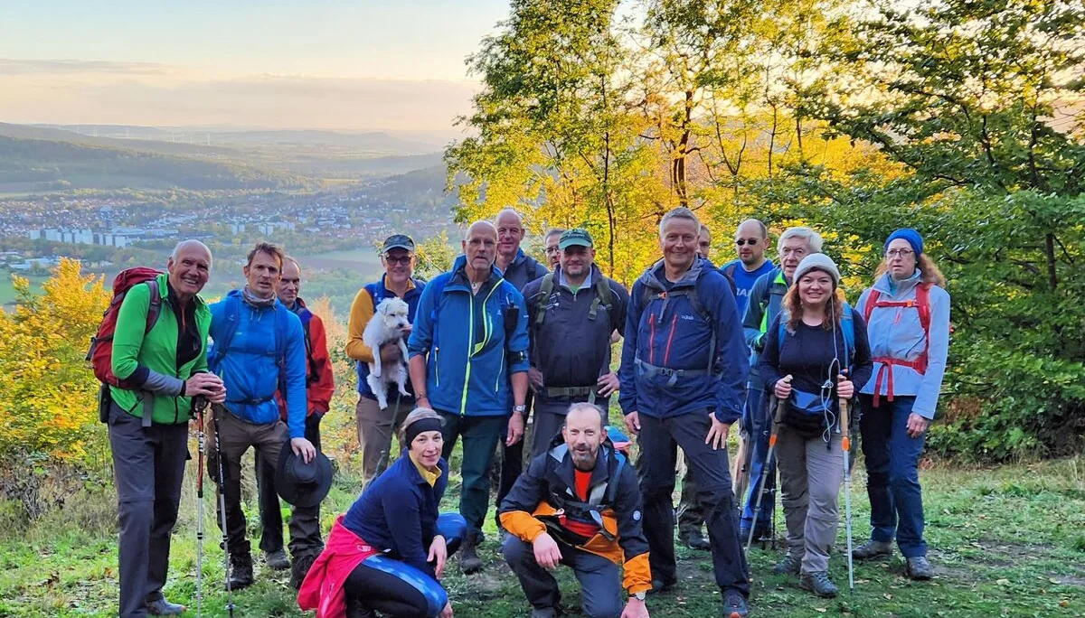 Stopp am Bielstein auf dem Deister-Süntel-Marsch | © DAV Sektion Hameln