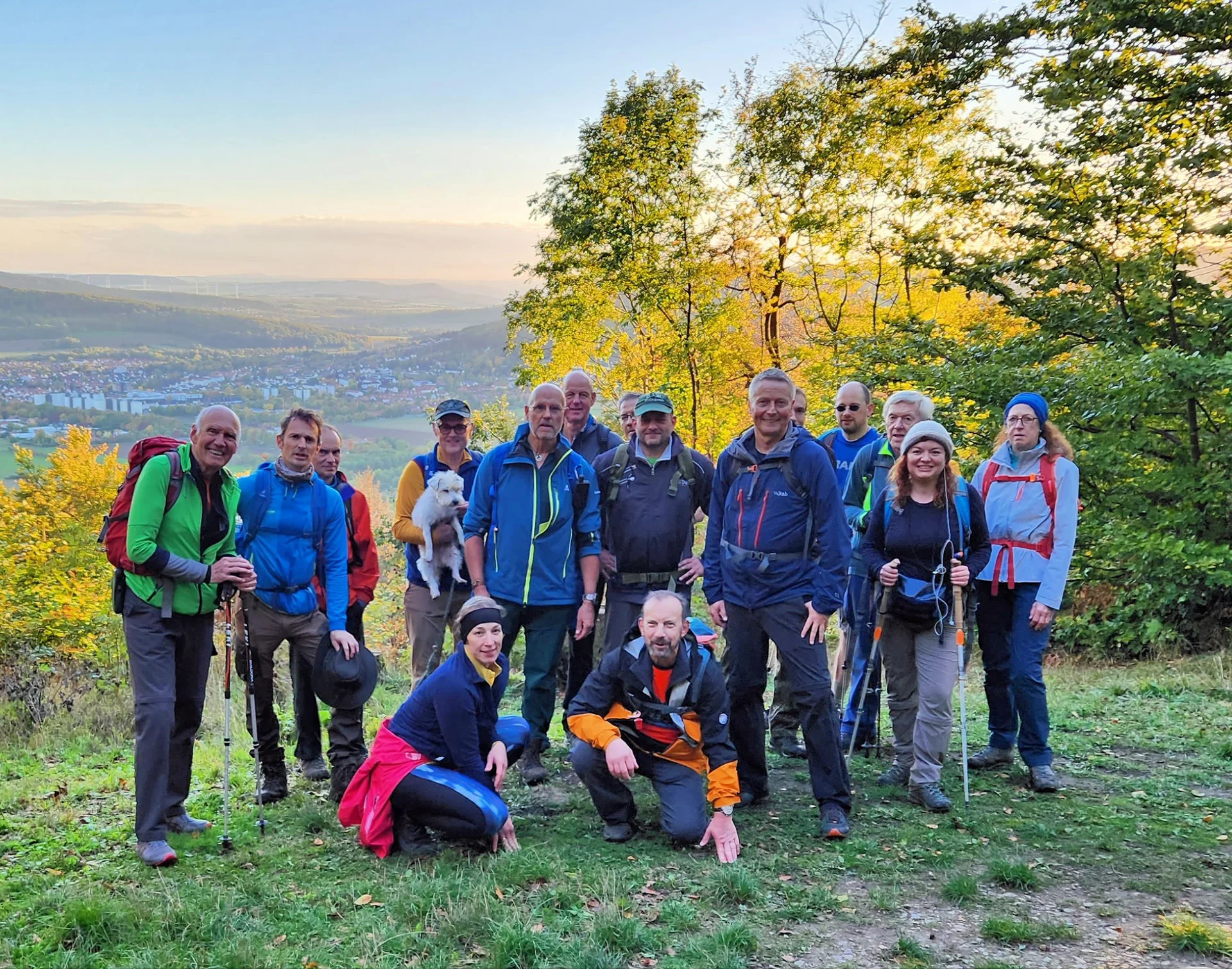 Stopp am Bielstein auf dem Deister-Süntel-Marsch | © DAV Sektion Hameln