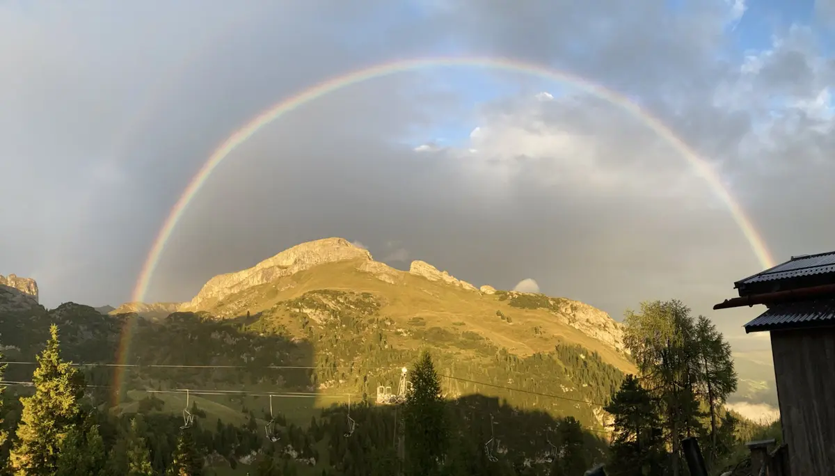 Regenbogen überm Ebnerjoch, Almut Ellenberg | © DAV Sektion Hameln