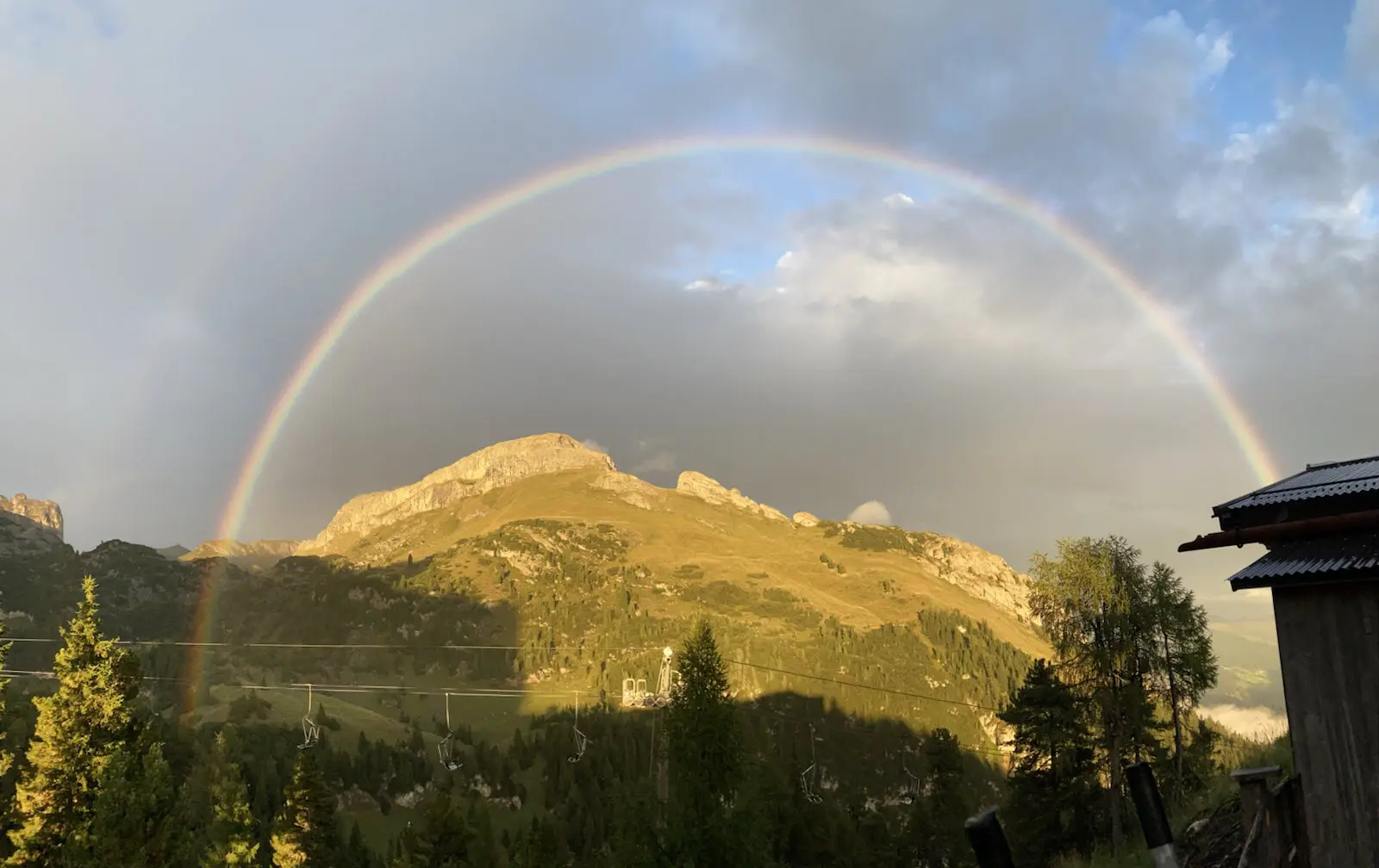 Regenbogen überm Ebnerjoch, Almut Ellenberg | © DAV Sektion Hameln