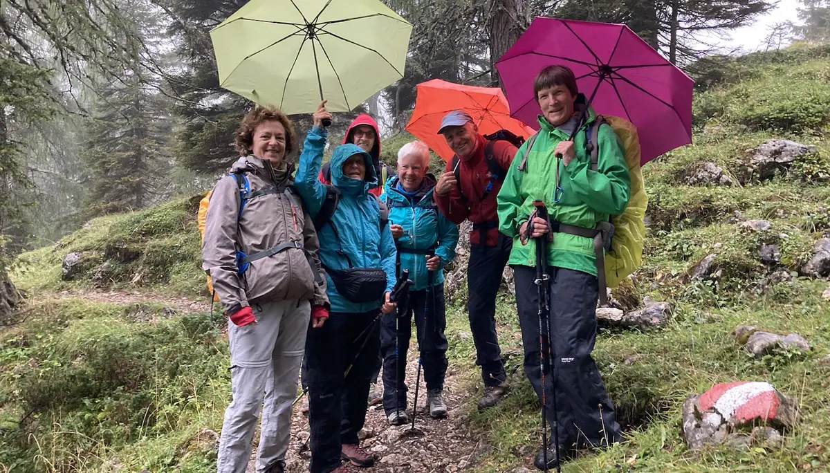 Karoline, Hannemie, Anke, August, Beatrix fotografiert von Almut Ellenberg | © DAV Sektion Hameln