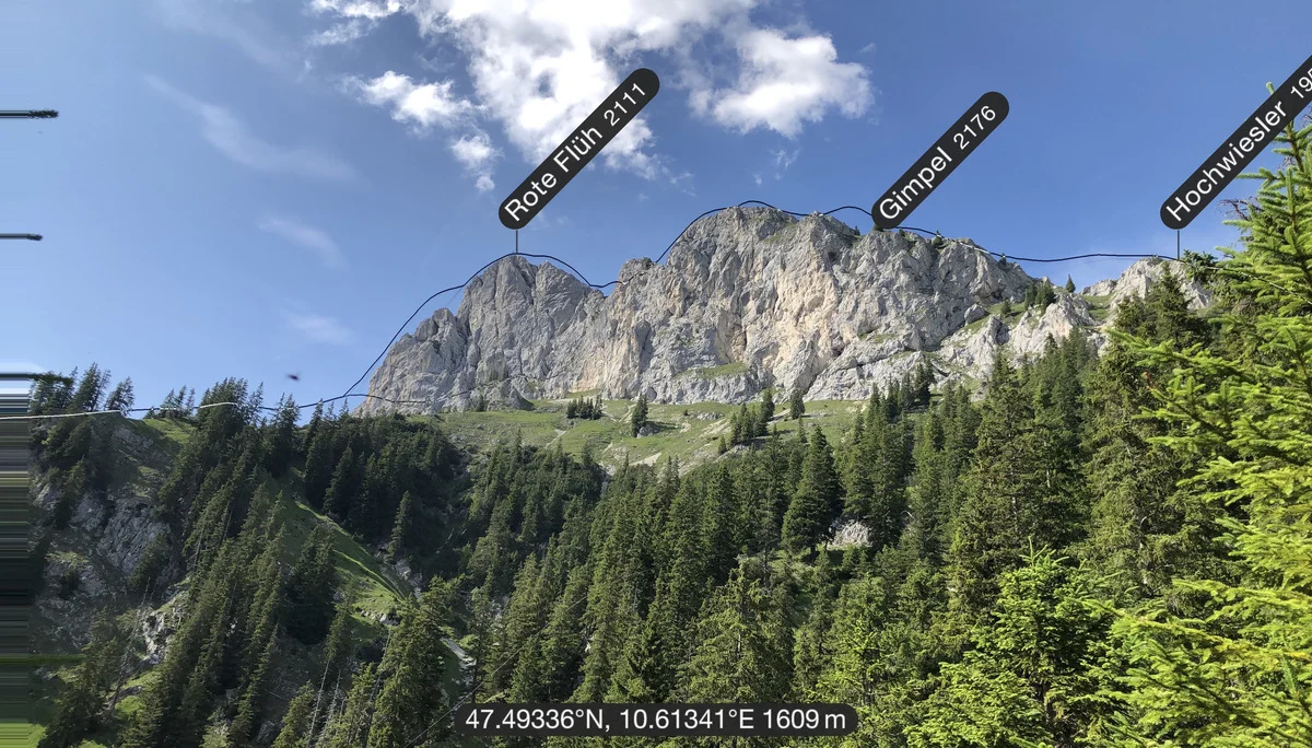 unsere Gipfel oberhalb der Hütte | © DAV Sektion Hameln