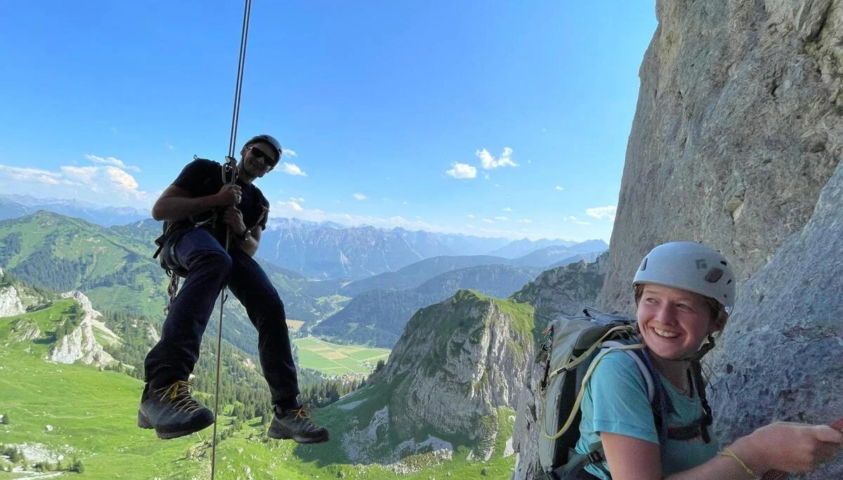 und wieder runter | © DAV Sektion Hameln