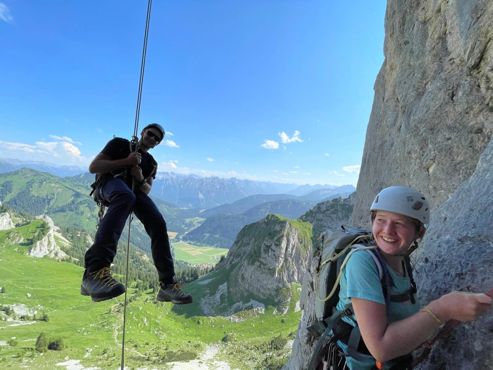 und wieder runter | © DAV Sektion Hameln