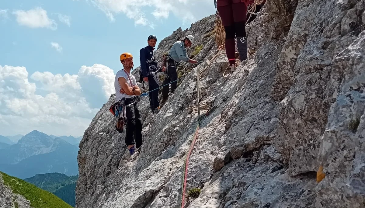 ... nur viel Luft! | © DAV Sektion Hameln