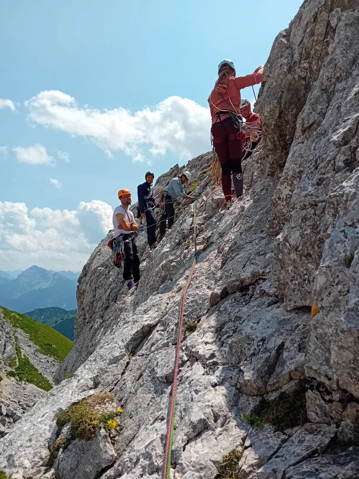 ... nur viel Luft! | © DAV Sektion Hameln