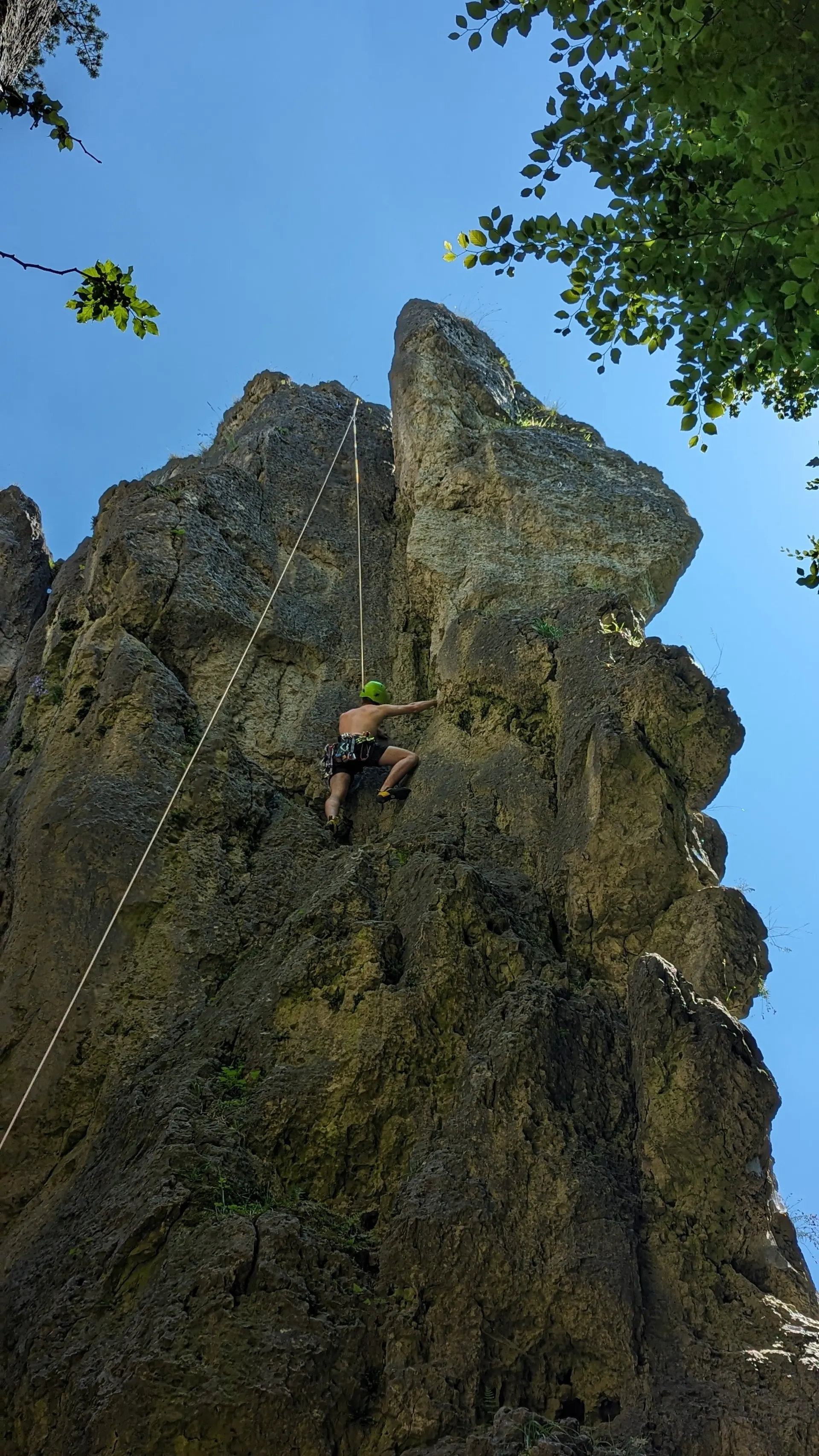 Oben ohne in der Senkrechten | © DAV Sektion Hameln