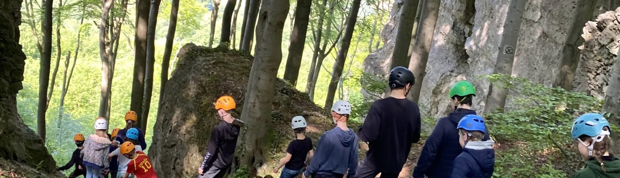 Es geht zu den Felsen... | © DAV Sektion Hameln