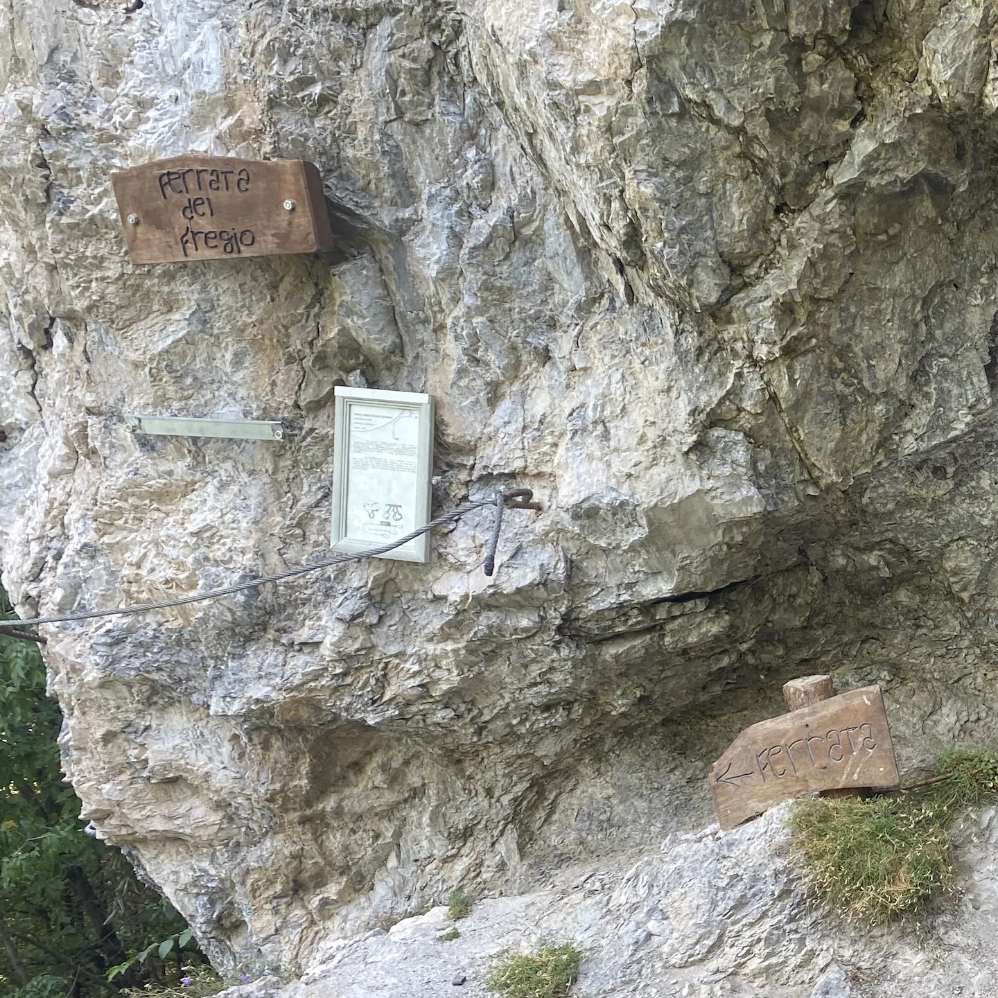 Ferrata del Fregio2 | © DAV Sektion Hameln / Robert Paulsteiner