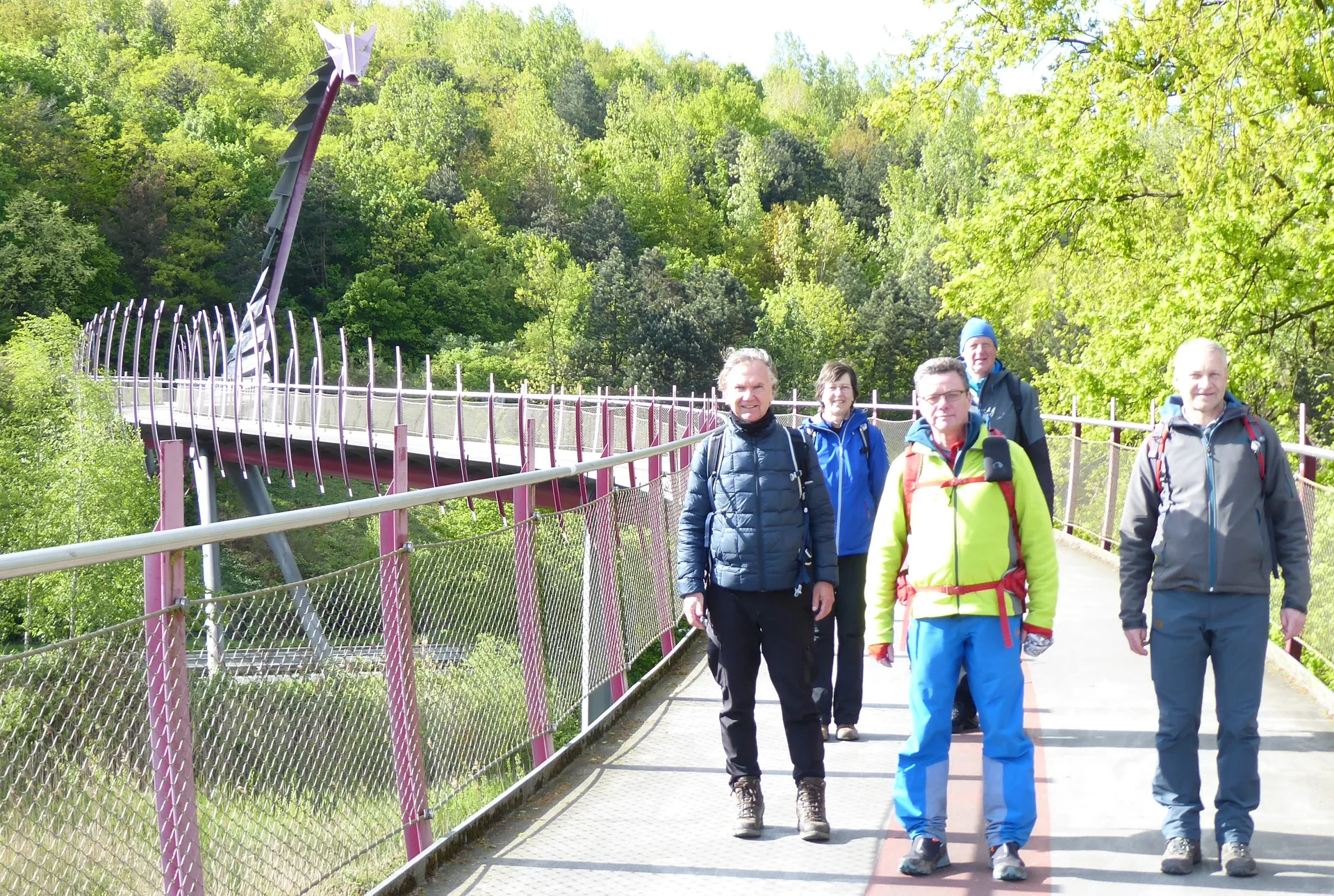 Ende bei der Drachenbrücke | © DAV Sektion Hameln / Ulrich Couppee