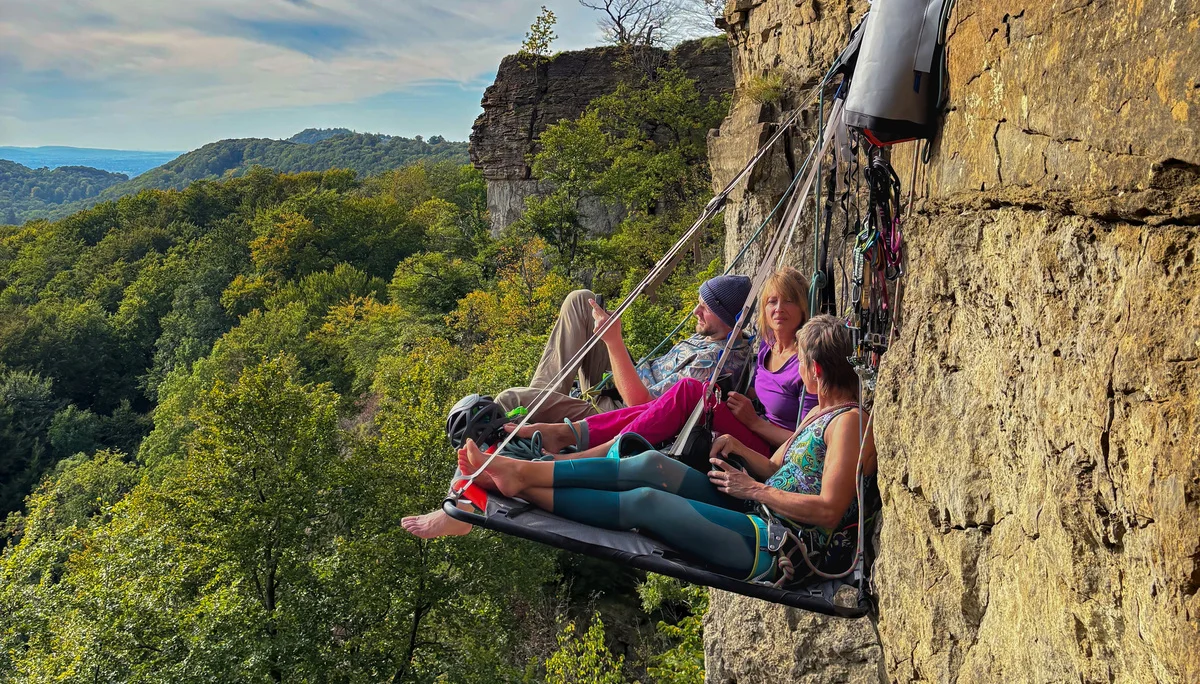 Portaledge - Das mobile Sofa an der Felswand | © DAV Sektion Hameln