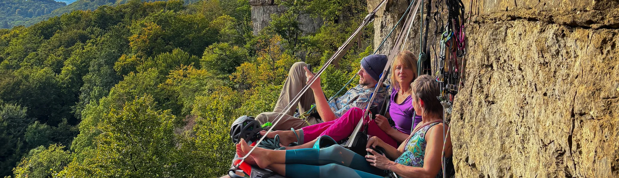 Portaledge - Das mobile Sofa an der Felswand | © DAV Sektion Hameln