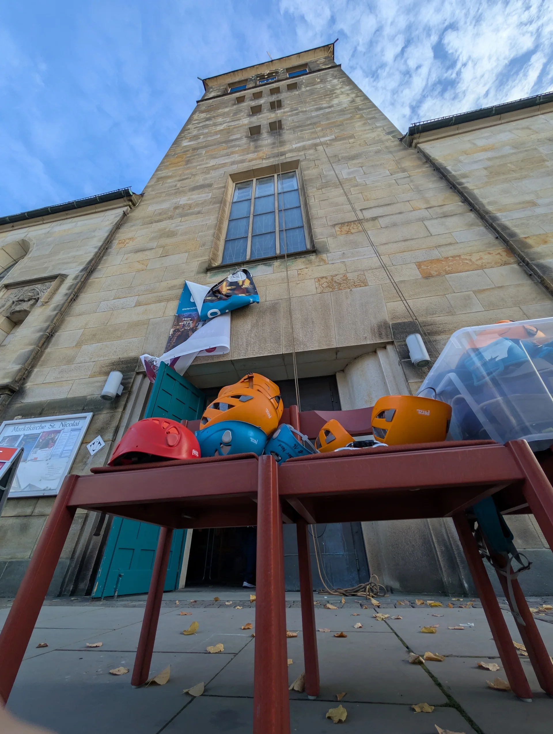 Helme auf, Seile bereit | © DAV Sektion Hameln