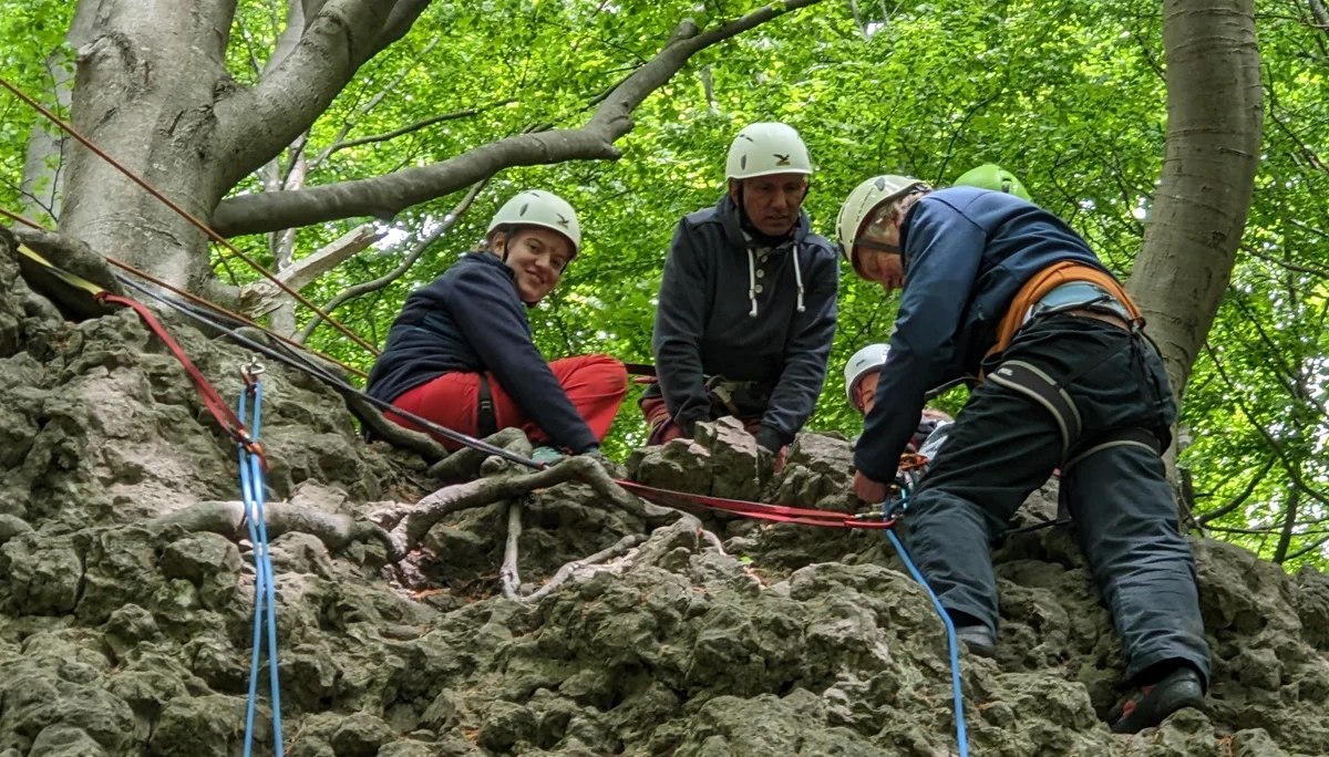 Abseilstelle Probierstein | © DAV Sektion Hameln