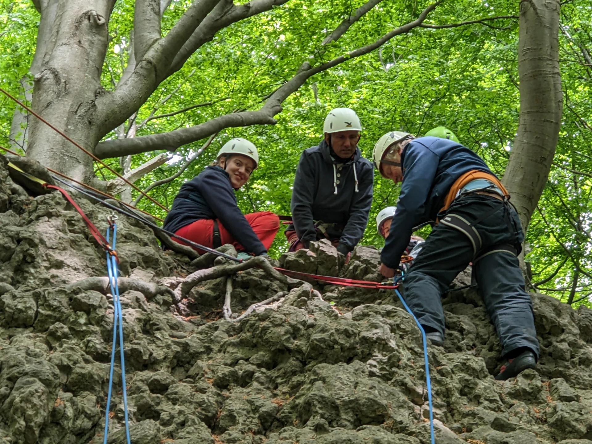 Abseilstelle Probierstein | © DAV Sektion Hameln
