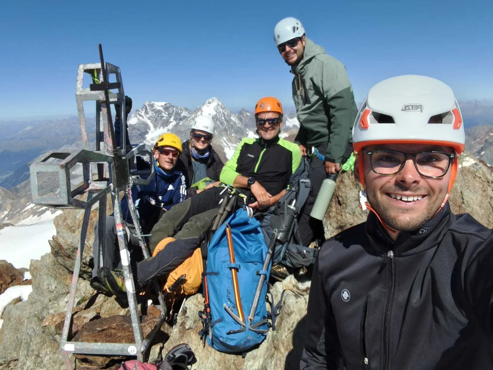 Geschafft! Gipfelrast auf der Zufallspitze | © DAV Sektion Hameln