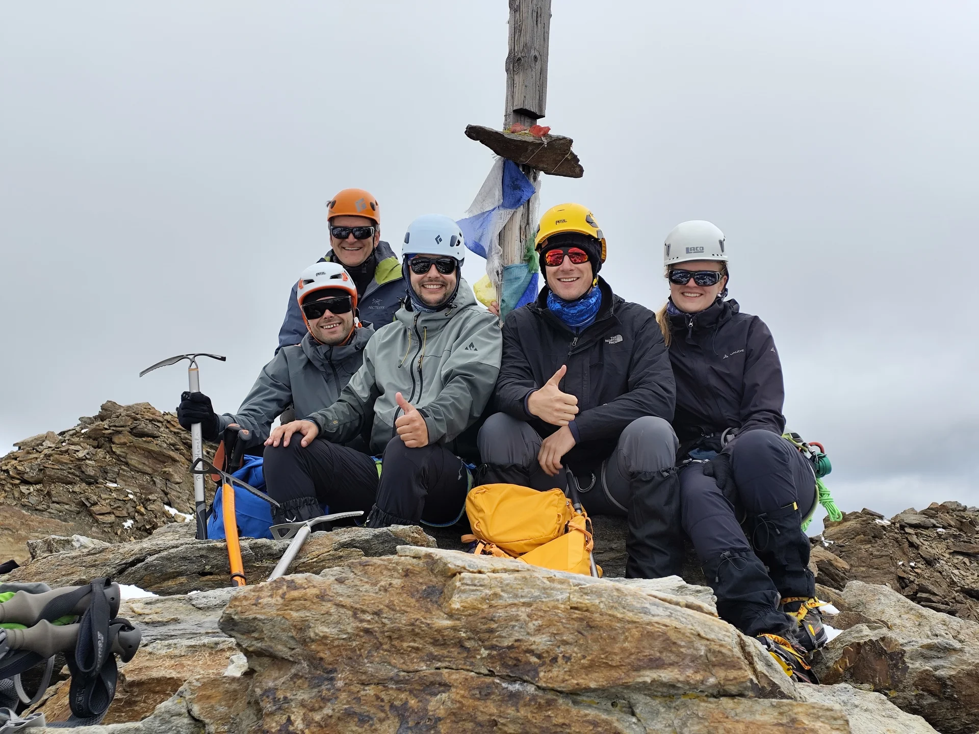 Der erste Hochtourengipfel - Cima Marmotta | © DAV Sektion Hameln