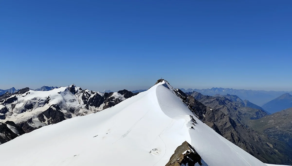 Blick von der Zufallspitze zum Cevedale | © DAV Sektion Hameln
