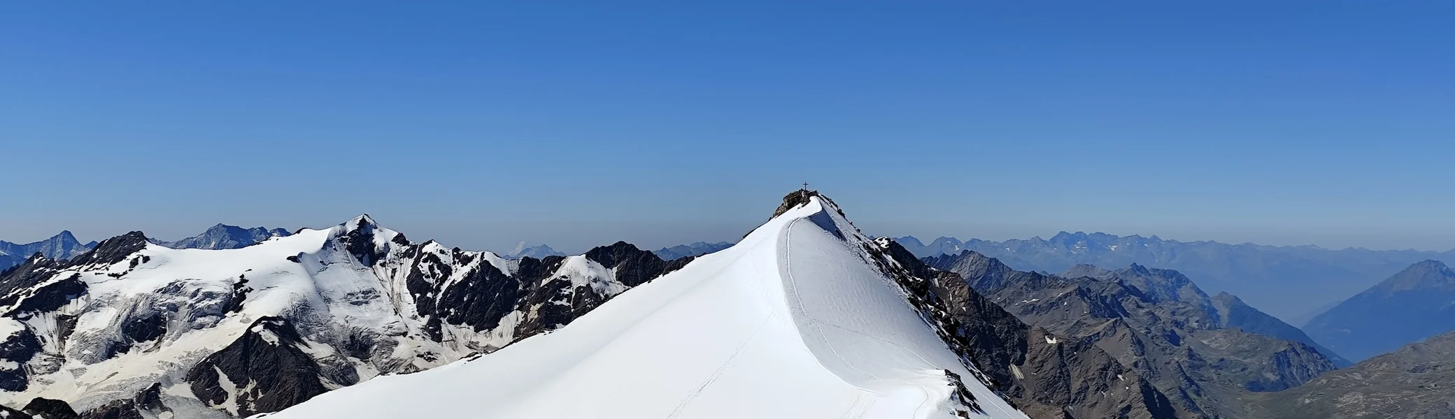 Blick von der Zufallspitze zum Cevedale | © DAV Sektion Hameln