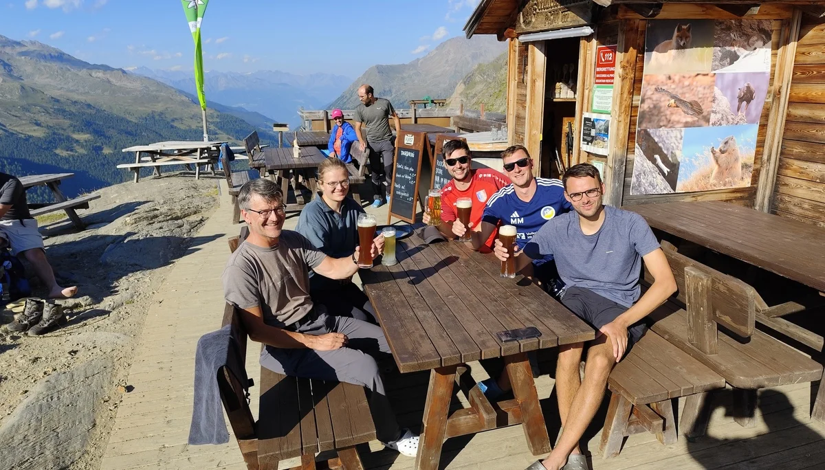 Prosit auf eine gelungene Woche | © DAV Sektion Hameln