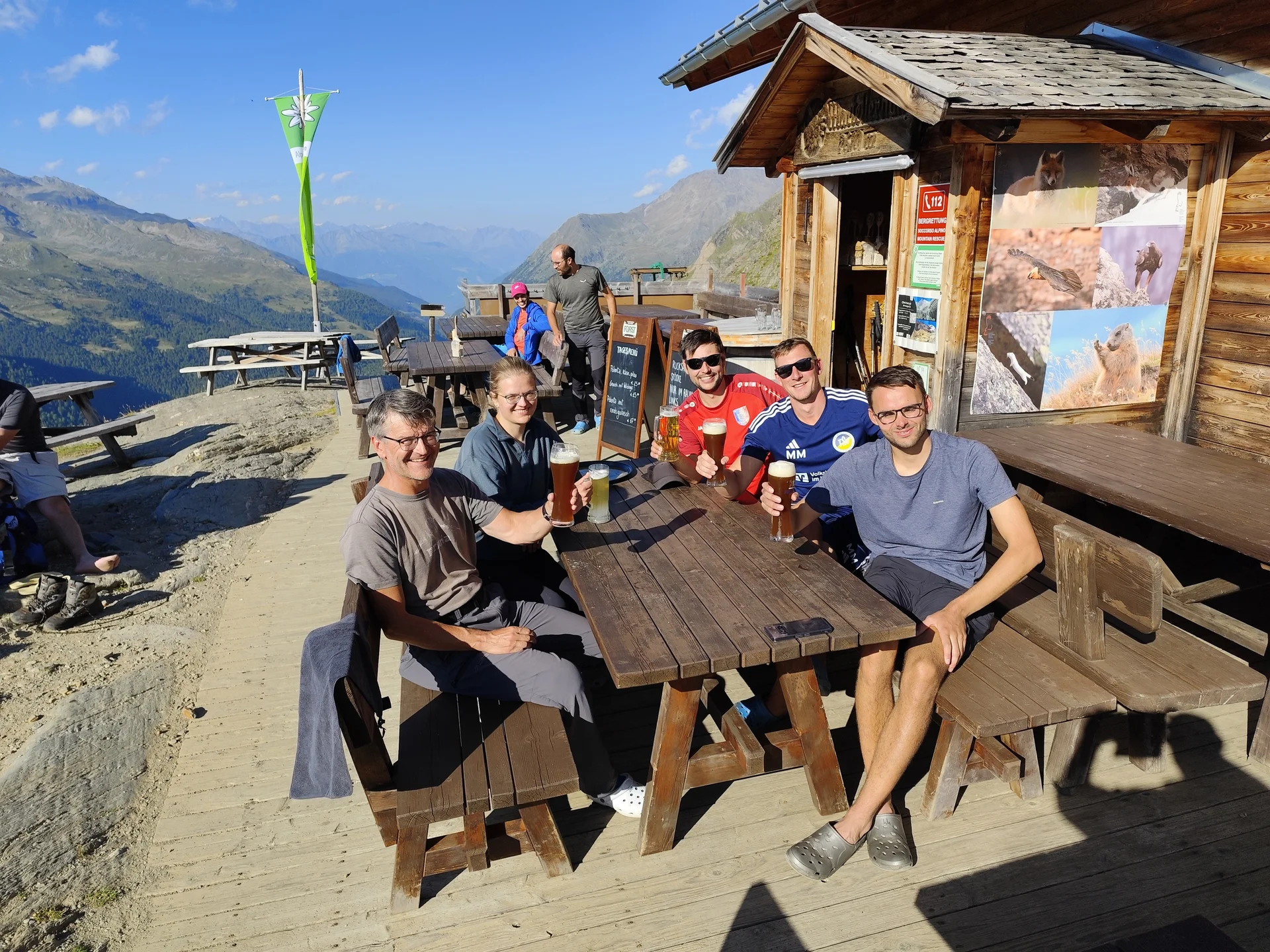 Prosit auf eine gelungene Woche | © DAV Sektion Hameln