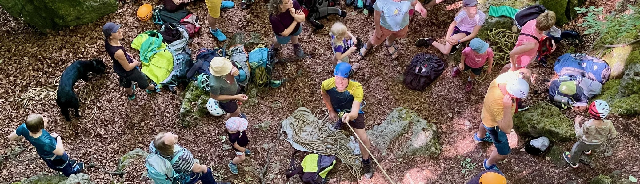 Trubel vor dem Fels | © DAV Sektion Hameln