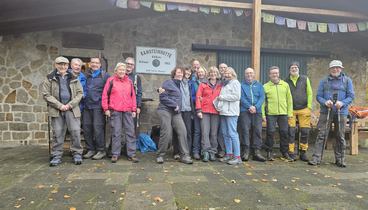 Tapfere Wanderer am Ziel | © DAV Sektion Hameln