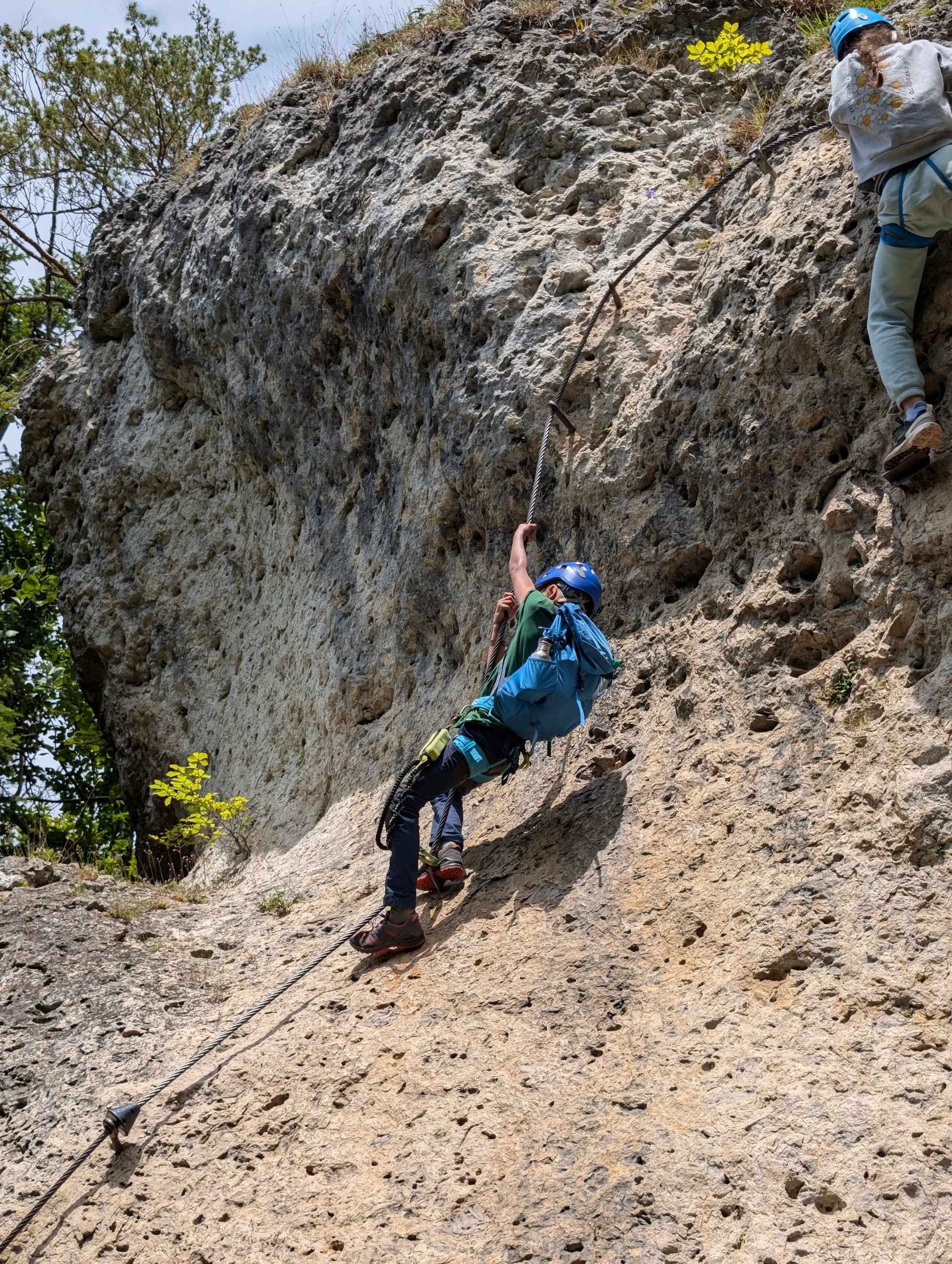 Klettersteig: Herausforderung angenommen | © DAV Sektion Hameln