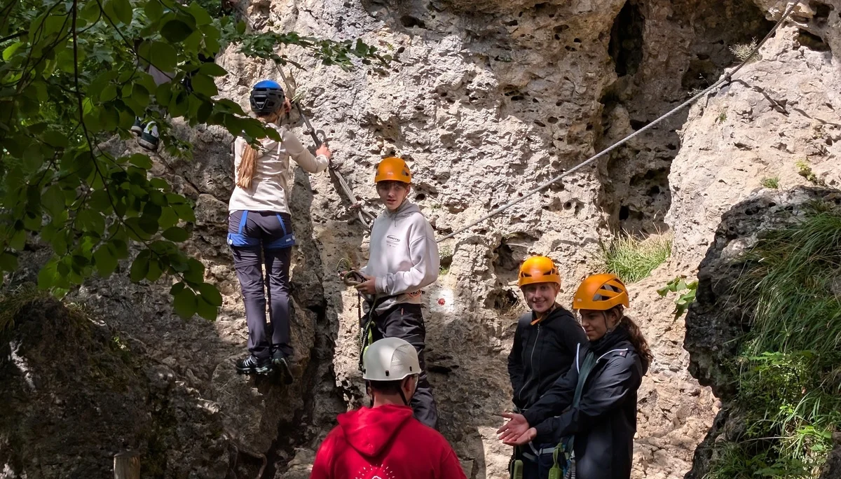 Schwieriges Teilstück ... | © DAV Sektion Hameln