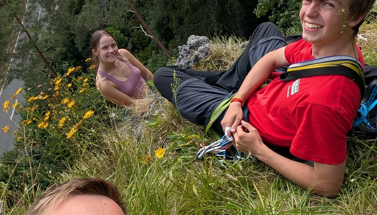 Chillen in der Vertikalen | © DAV Sektion Hameln