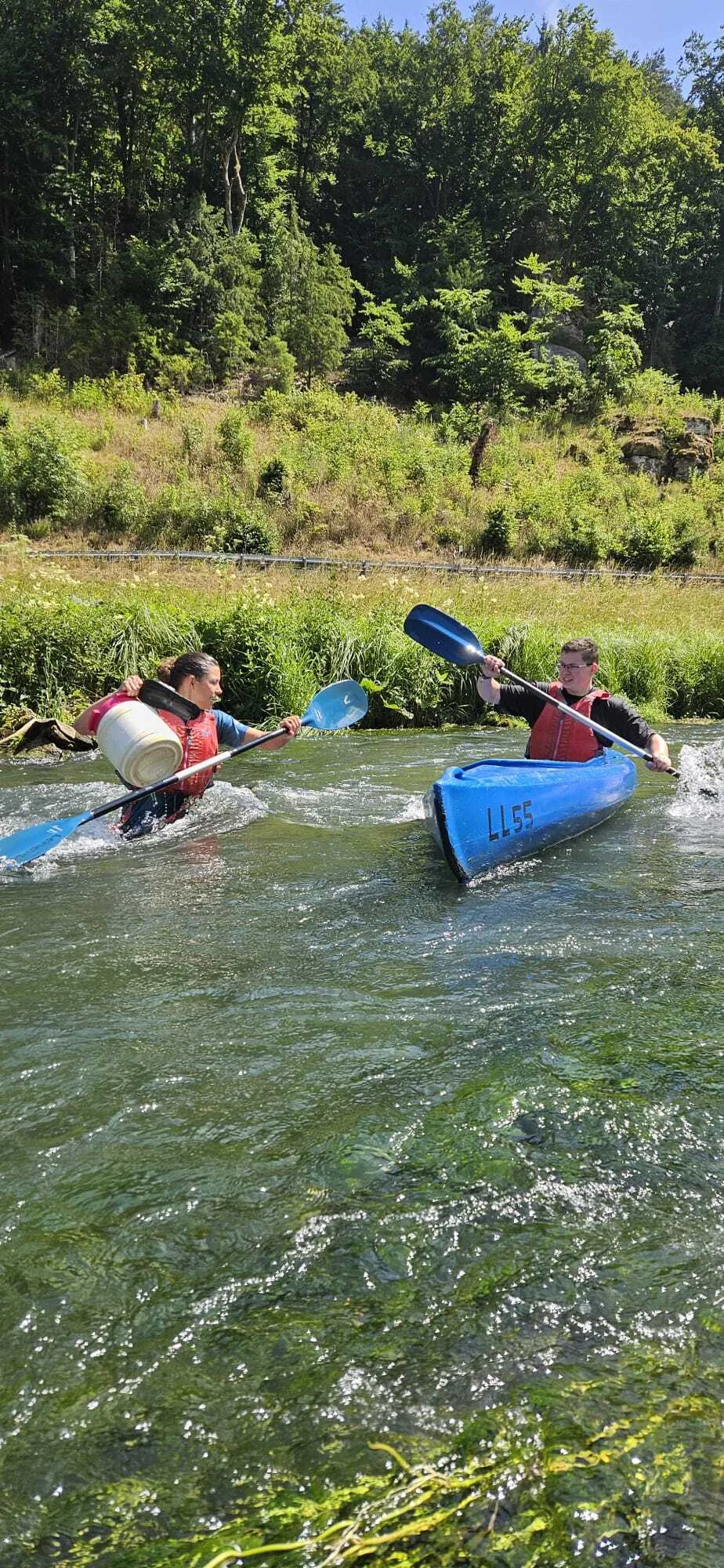 ... und im Wasser | © DAV Sektion Hameln