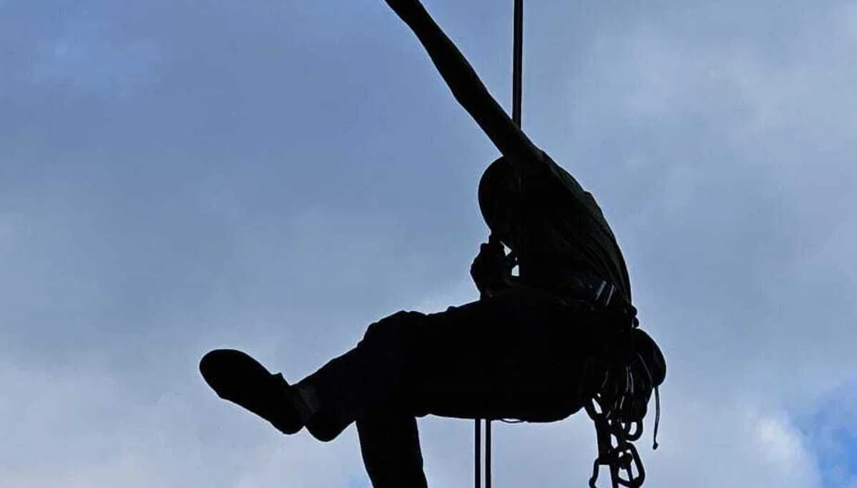 Am seidenen Faden ... | © DAV Sektion Hameln