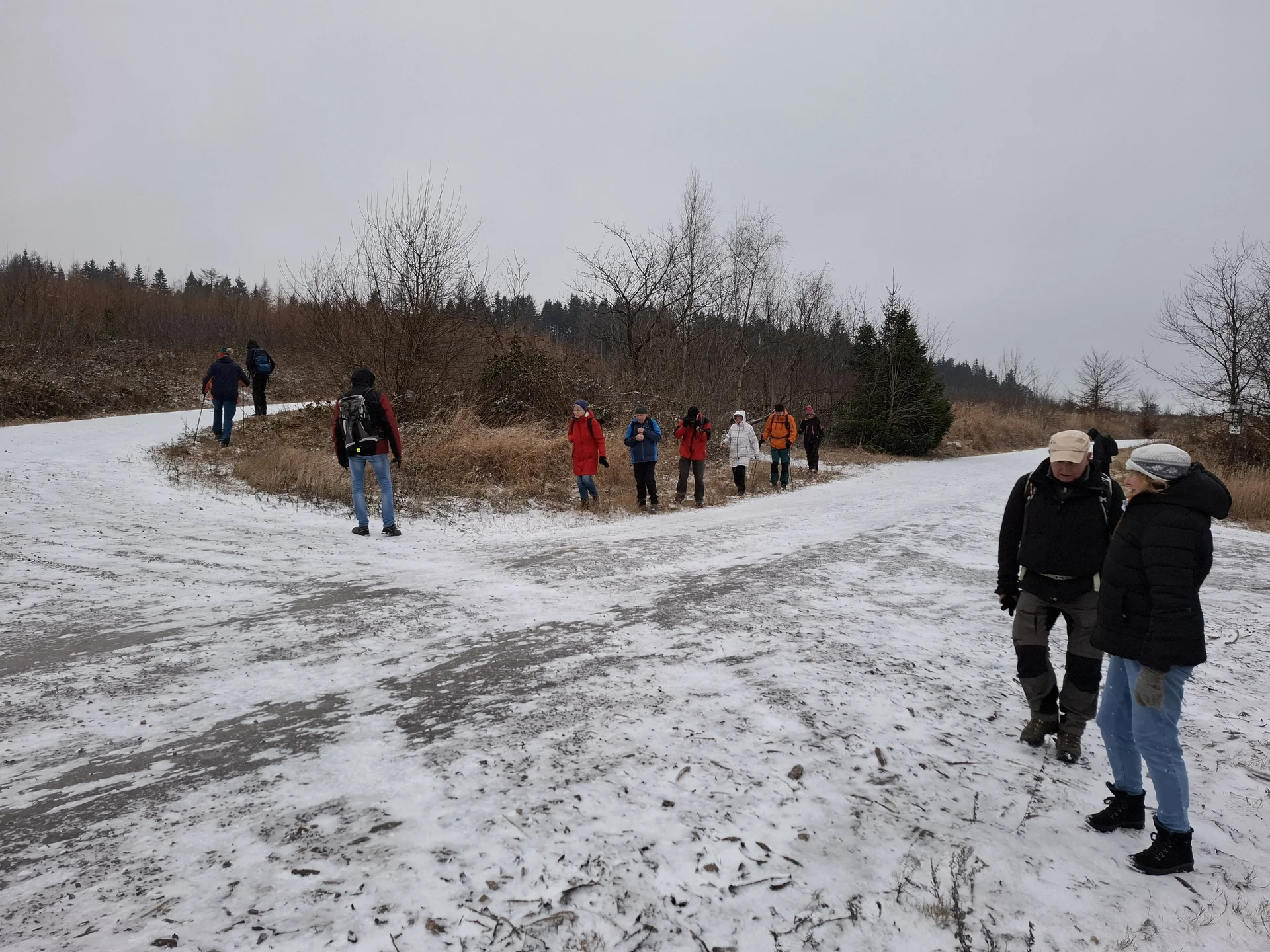 Umgehen der Kreuzung - weiter in Gänsemarsch | © DAV Sektion Hameln / Konrad Mäkeler