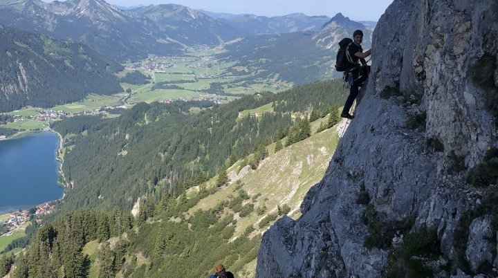 Nils und Robert unterwegs in bestem Fels | © DAV Sektion Hameln