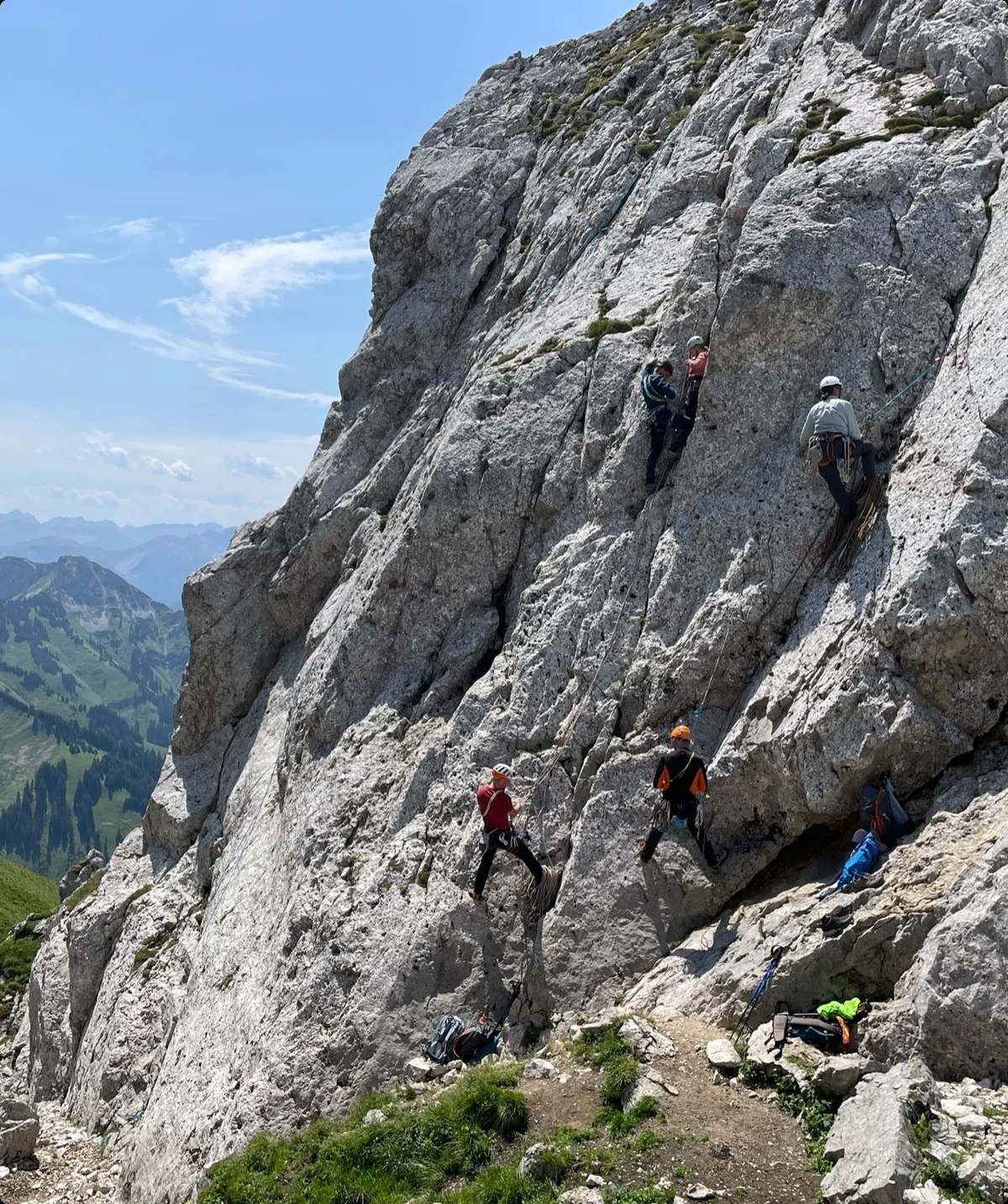 Ausbildung an feinstem Fels | © DAV Sektion Hameln