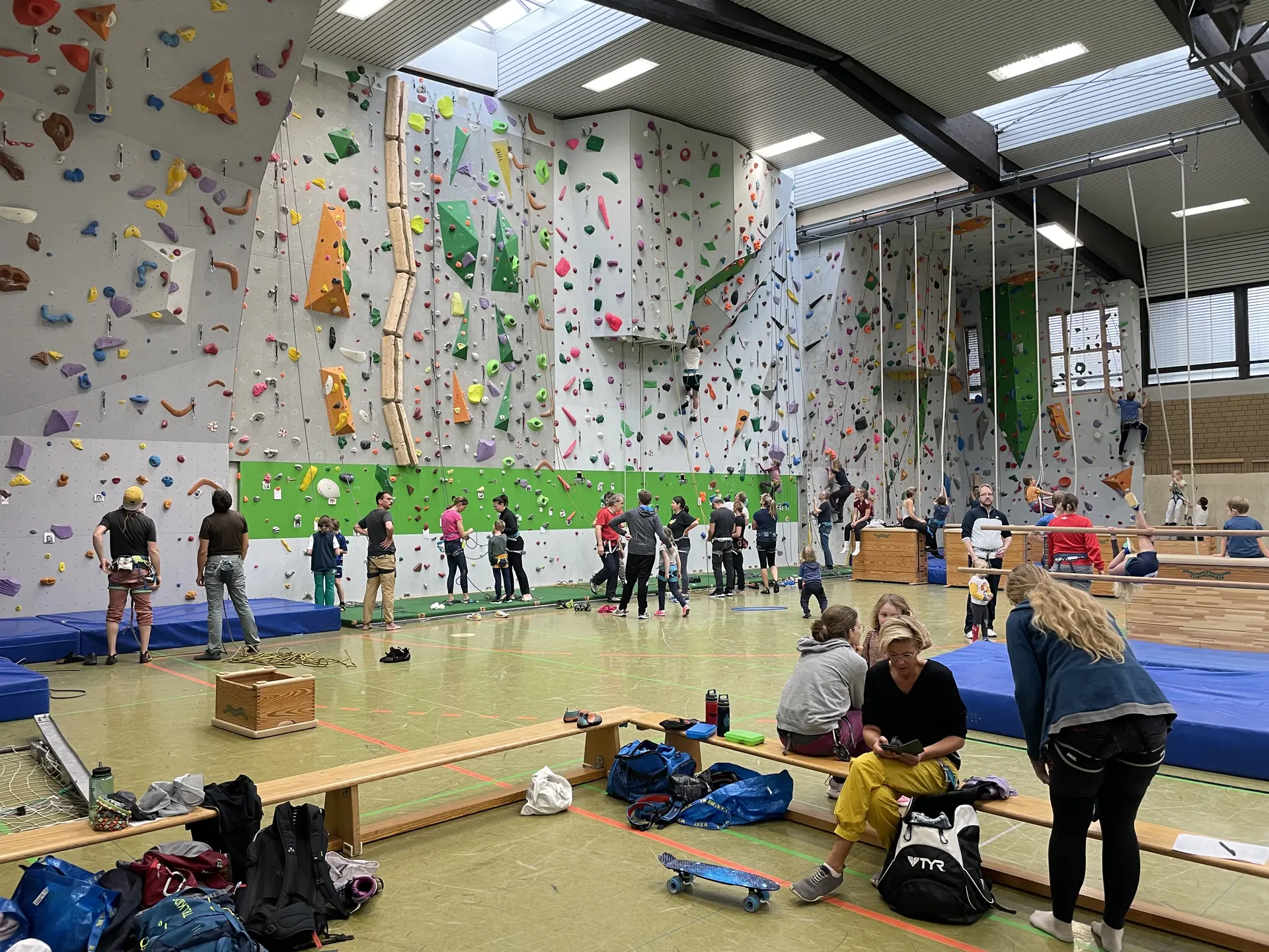 Viel Betrieb an unseren Routen | © DAV Sektion Hameln