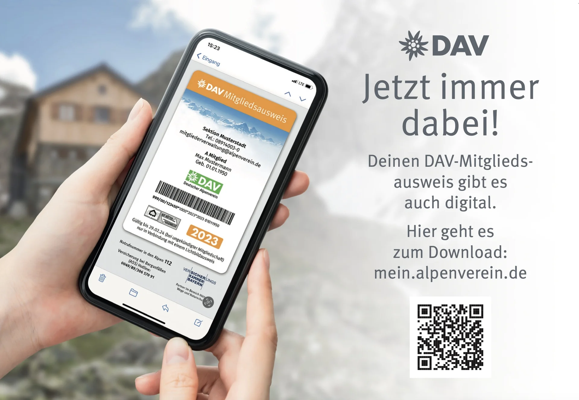 Digitaler Mitgliedsausweis | © DAV